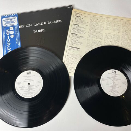 Винтажная виниловая пластинка LP Emerson Lake and Palmer Works (Japan 1980) (Obi) Lend Your Love To Me Tonight