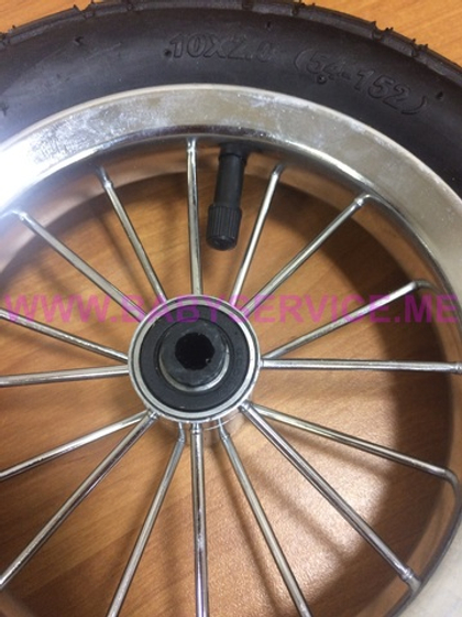 Колесо переднее 10 серебро
