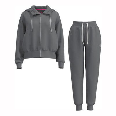 Женские теннисные Костюмы BIDI BADU Chill Tracksuit Women - Dark Grey