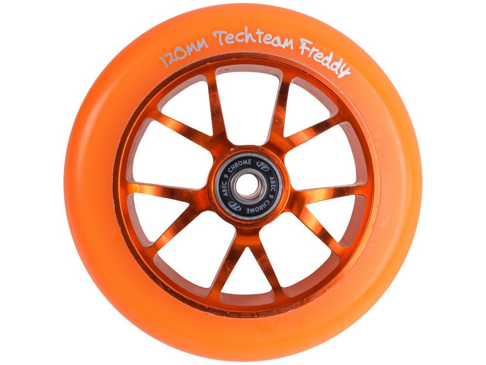 Комплект колес Tech Team 120мм Freddy orange