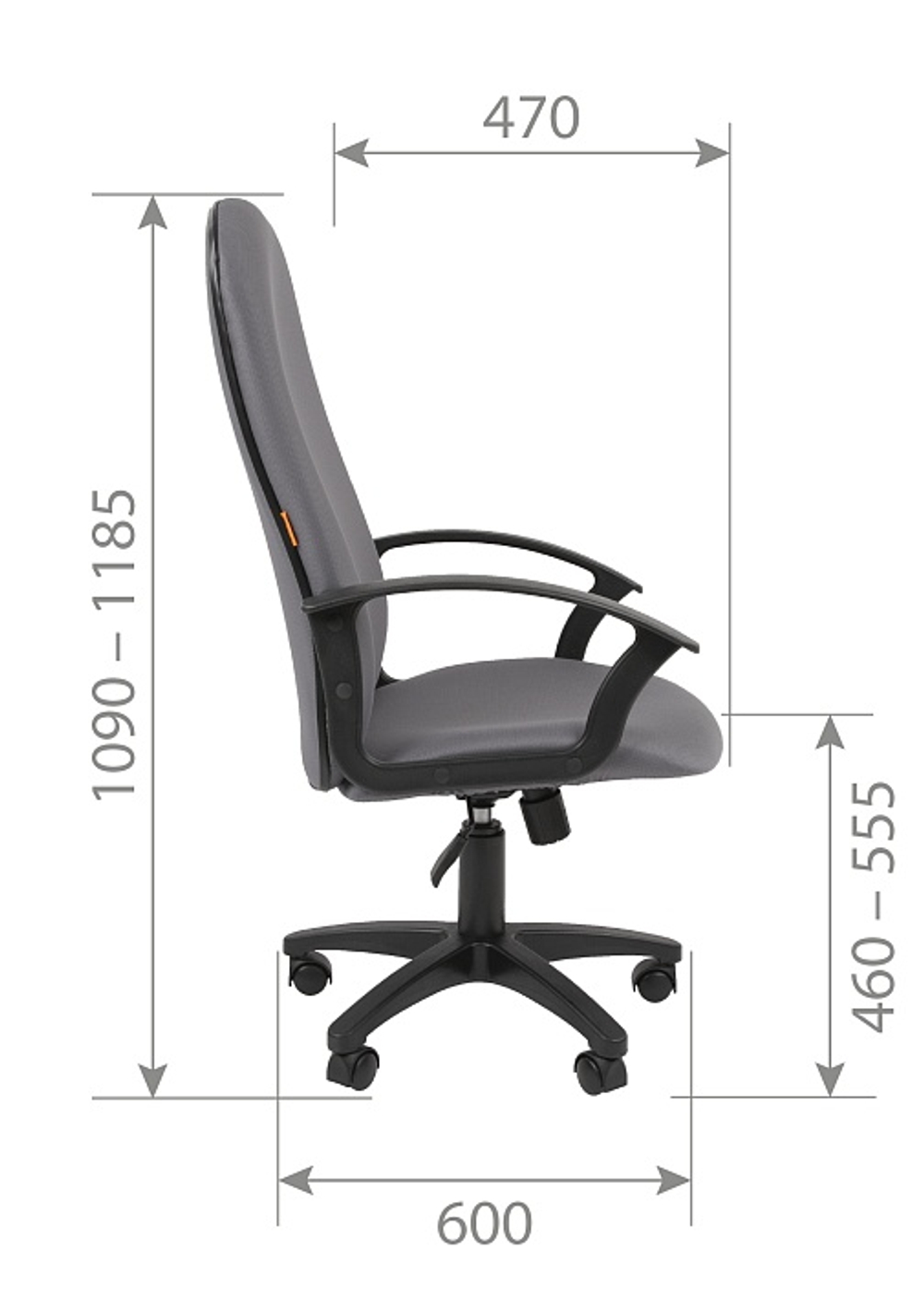 Офисное кресло CHAIRMAN 289 NEW, ткань OS