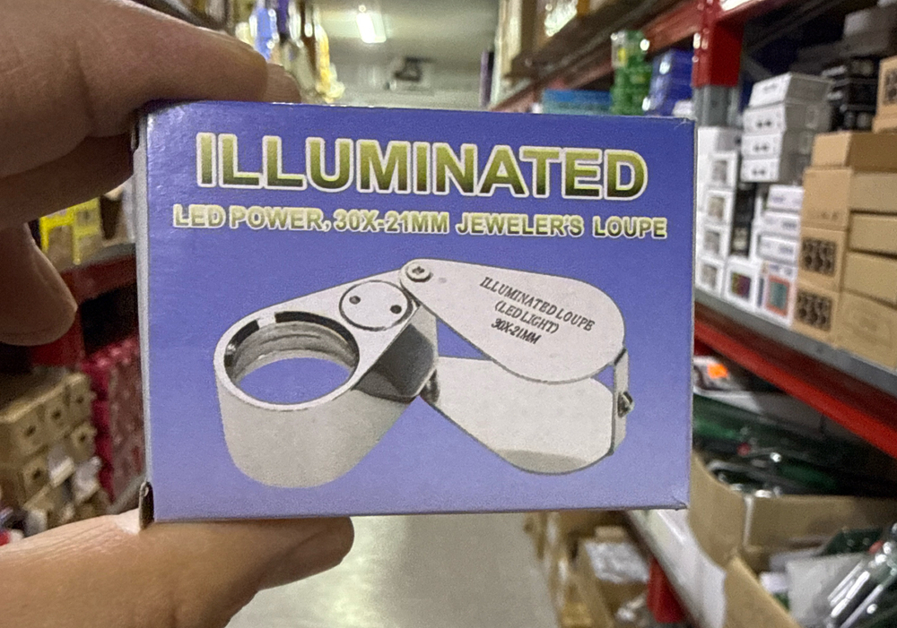 Лупа складная 30*21 21007