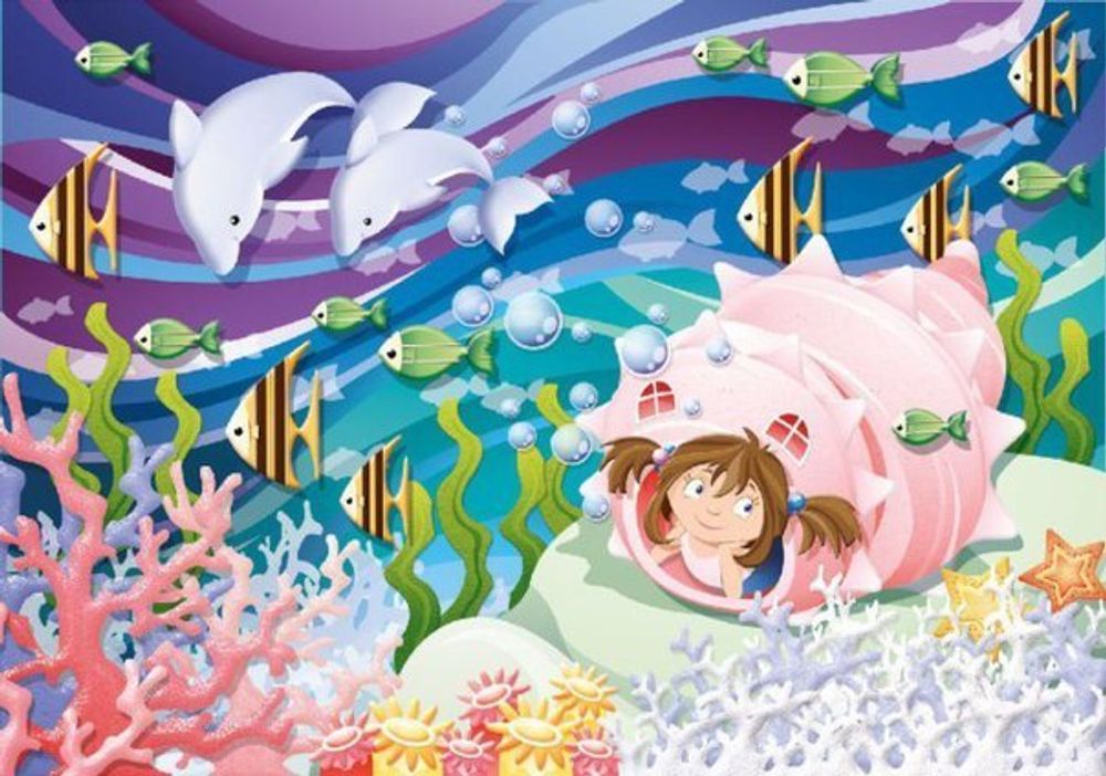 Море детства 194x136 см, люкс