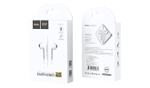 Гарнитура HOCO M55, вкладыши, разъем Jack, кабель 1.2 м White