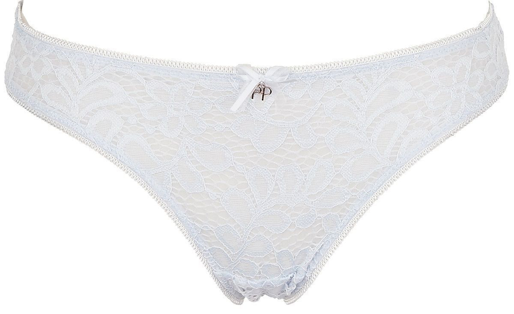 Кружевные трусики-бразилиана Amy (Размер: S) (Цвет: белый)