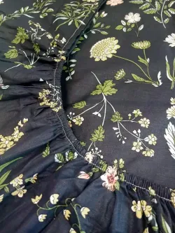 Постельное белье "Botany" евро наволочки 50х70 2шт Простынь на резинке 180х200 см Пододеяльник 200х215 см Сказка сатин