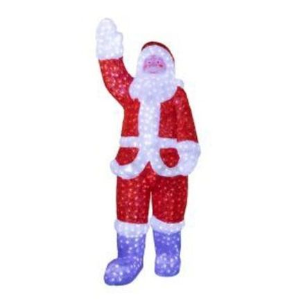 Акриловая светодиодная фигура "Санта Клаус" 210х75х60 см, IP65 понижающий трансформатор в комплекте,