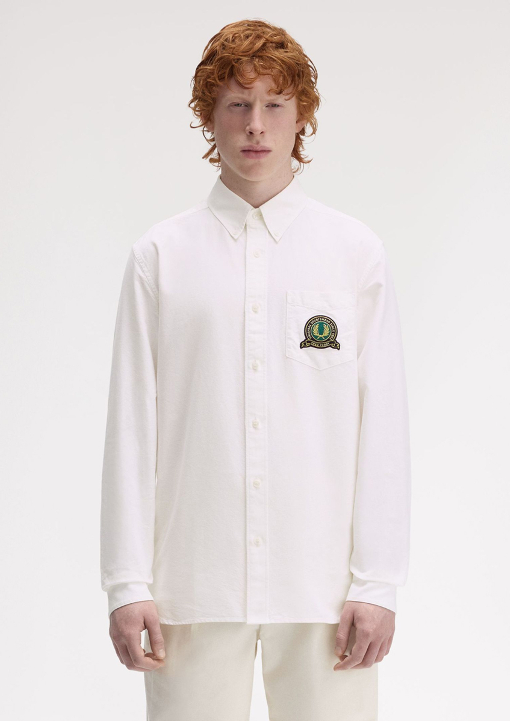 Рубашка FRED PERRY Tennis Badge Oxford Shirt
