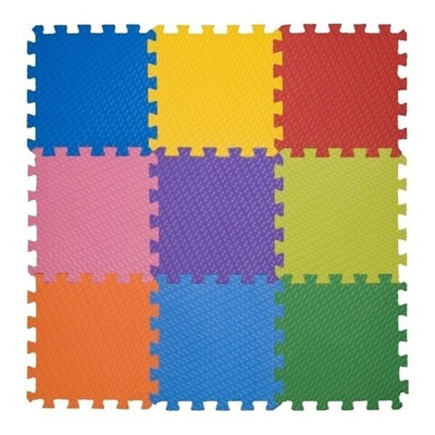 Коврик-пазл BABYPUZZ (9 плит 33x33x1см, ~1кв.м./уп) Clever