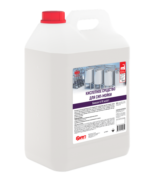 Кислотное средство для СИП-мойки Биосоп К acid 1, 5,5кг