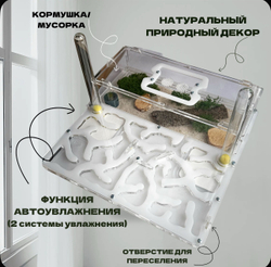 Супер большой Формикарий с муравьями в подарок  «XXXL Белый»