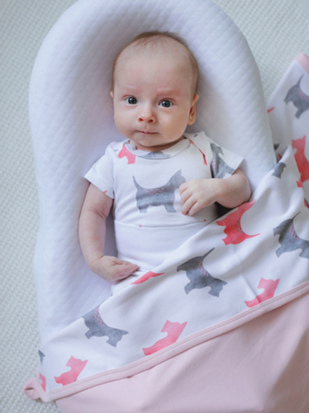 Боди с коротким рукавом LooJoo Собачки