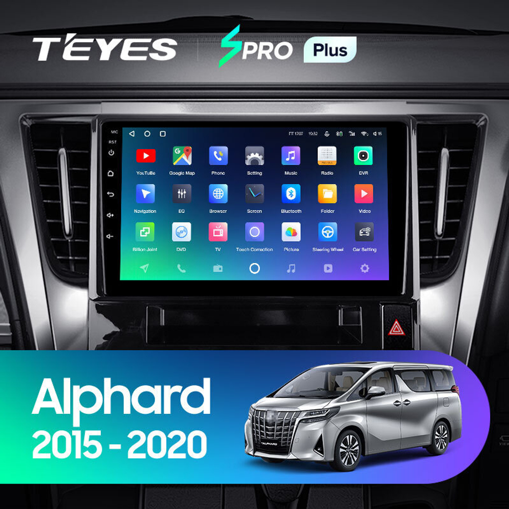 Teyes SPRO Plus 10.2" для Toyota Alphard 2015-2020