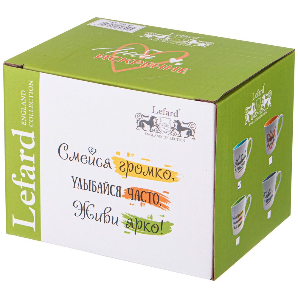 КРУЖКА LEFARD "ПОЗИТИВ" 380МЛ