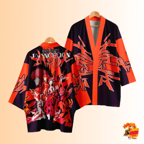 Рубашка хаори японская Евангелион