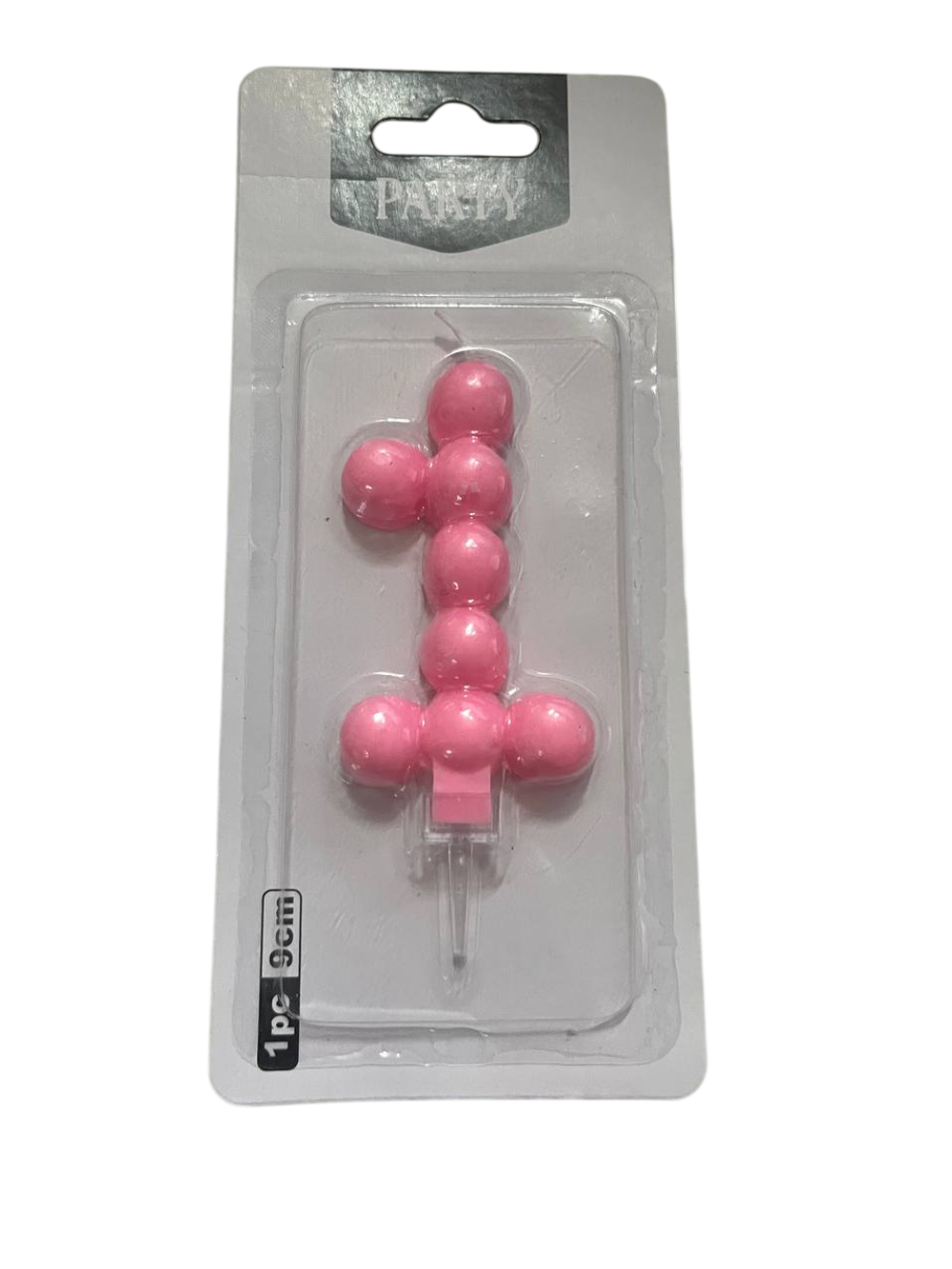 Уникальные 3D-свечи для торта розовые