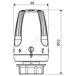Элемент термостатический R468H жид/нап гайка М30х1,5 8-32oC Giacomini R468HX001