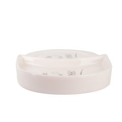 Кружка с блюдцем "THE REAL BOSS" v=380мл (фарфор) (подарочная упаковка)