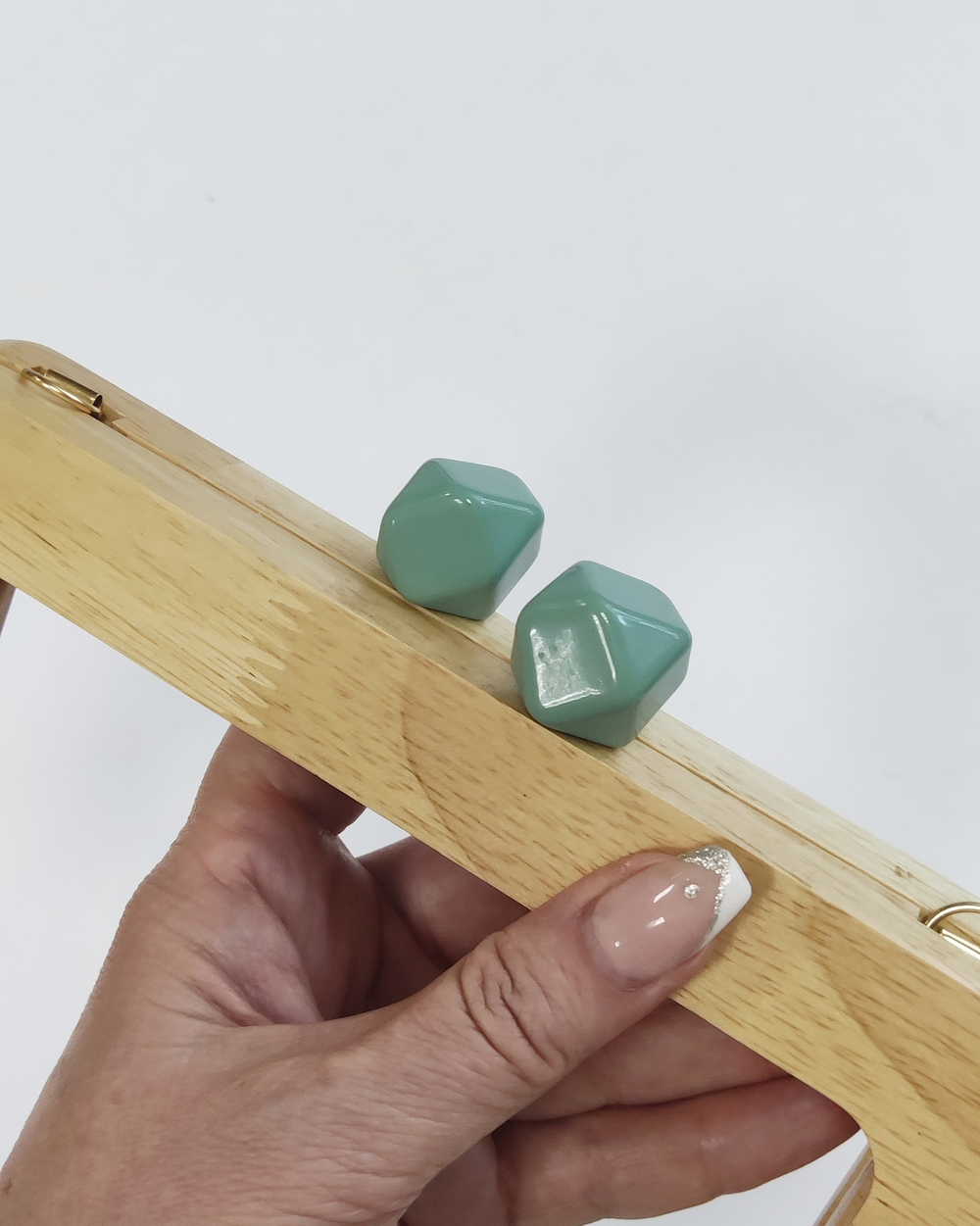 Фермуар деревянный Бежевый