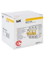 KARAT Автоматический выключатель ВА47-100 3P C 25А 10кА IEK