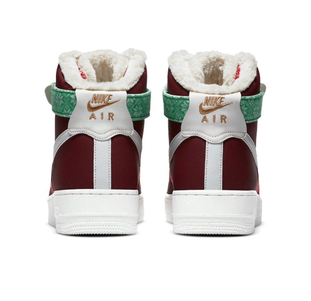Мужские кроссовки Nike Air Force 1 High 'Christmas Sweater' DC1620-600