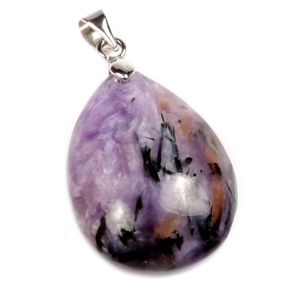 Кулон "Капля №5" чароит