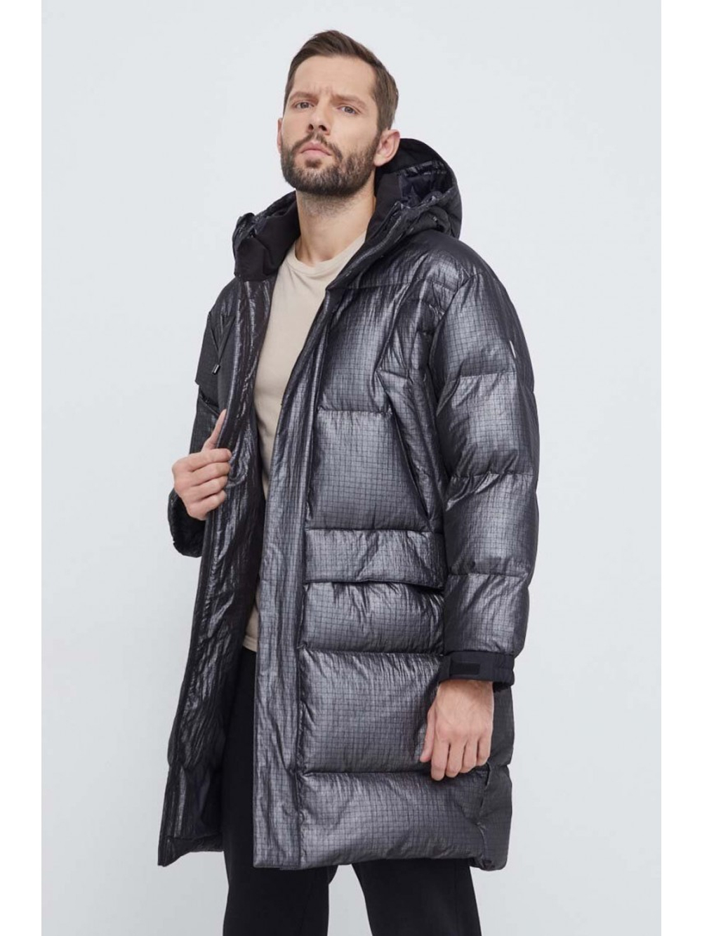 Глянцевый пуховик DOWN JACKET EA7