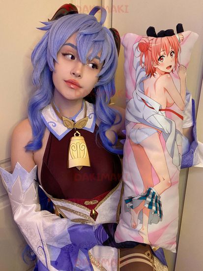 Мини дакимакура Юи Юигахама из Как и ожидалось, моя школьная романтическая жизнь не удалась арт. M0842, 60х20 см