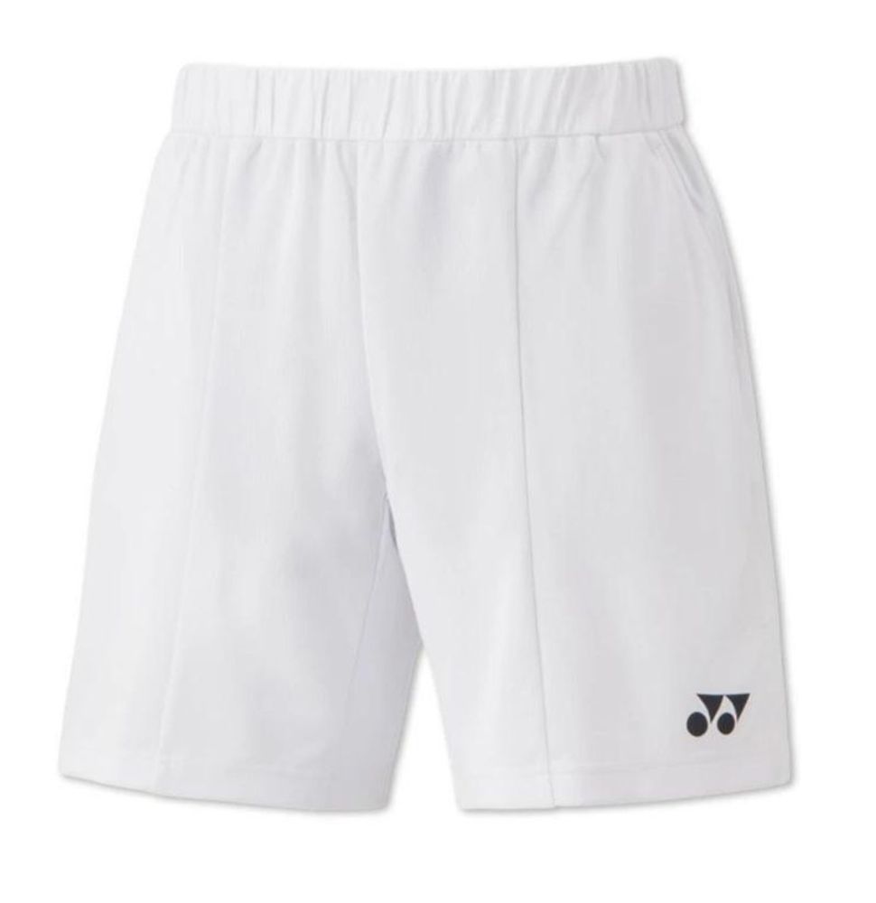 Мужские теннисные шорты Yonex Knit Shorts - белый