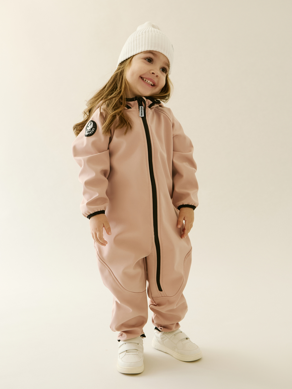 Комбинезон демисезонный Softshell (пудра)