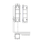 Пенал подвесной IDDIS Bild, 30 см, дуб светлый, BIL30V0i97