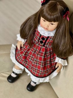 Кукла Реборн мягконабивная 60см в пакете (FA-008)