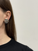 Клипсы с серыми вставками Givenchy