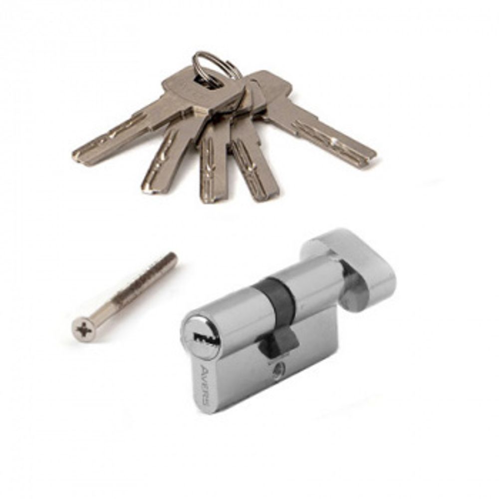 Цилиндровый механизм AVERS ZM-60-C-CR (кл/верт) ПЕРФО