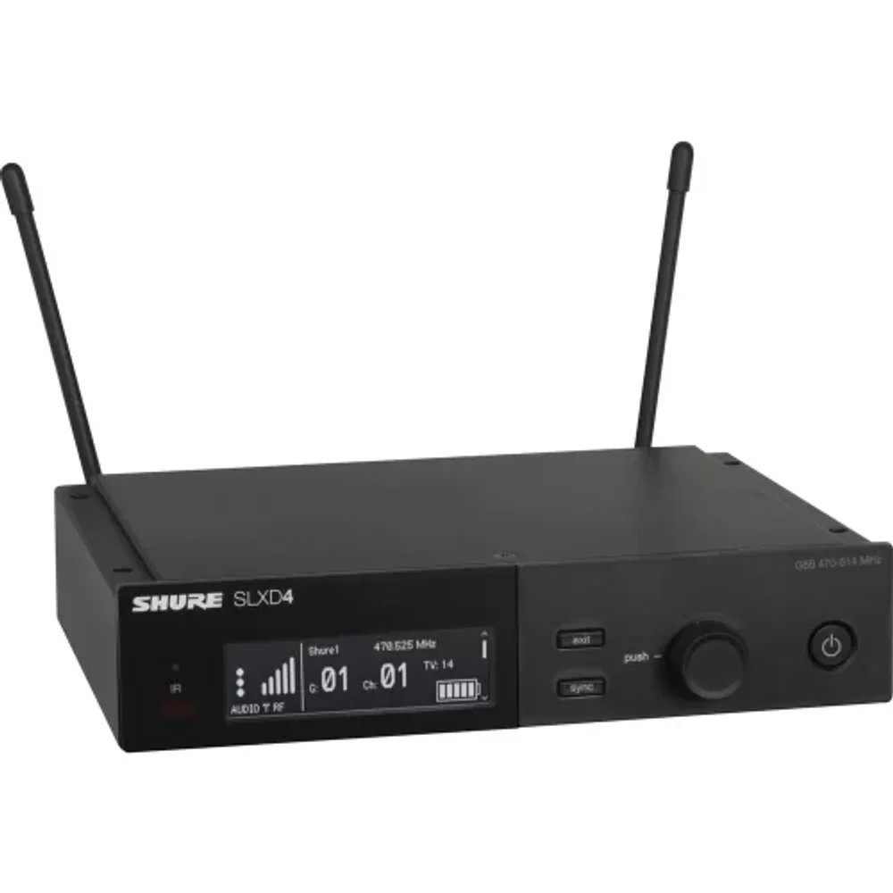 Shure SLXD24/B87A — цифровая радиосистема с ручным передатчиком Beta87A