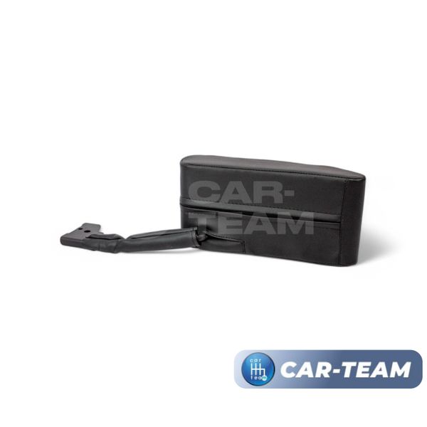 Подлокотник Renault Logan 1 2009-2013г.в., Sandero 1 2009-2013г.в., Duster 1 2010-2015г.в., из экокожи (без регулировки сиденья по высоте) "Аламар"