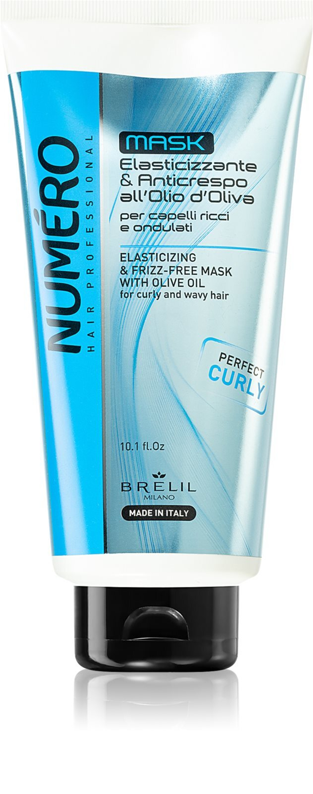 Brelil Numero Elasticizing & Frizz-Free Mask - маска для кудрявых волос /   300  ml  / GTIN 8011935075119
