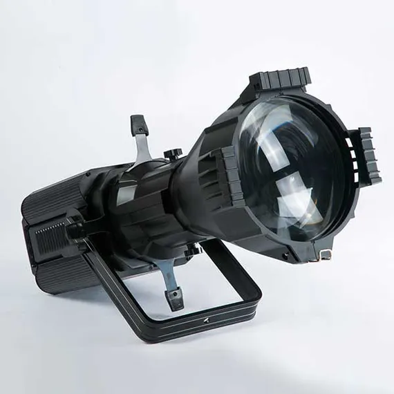 SHOWLIGHT SL-200S-W - театральный светодиодный прожектор, белый 200W COB LED; CRI>90, 200 Вт, 3 кана