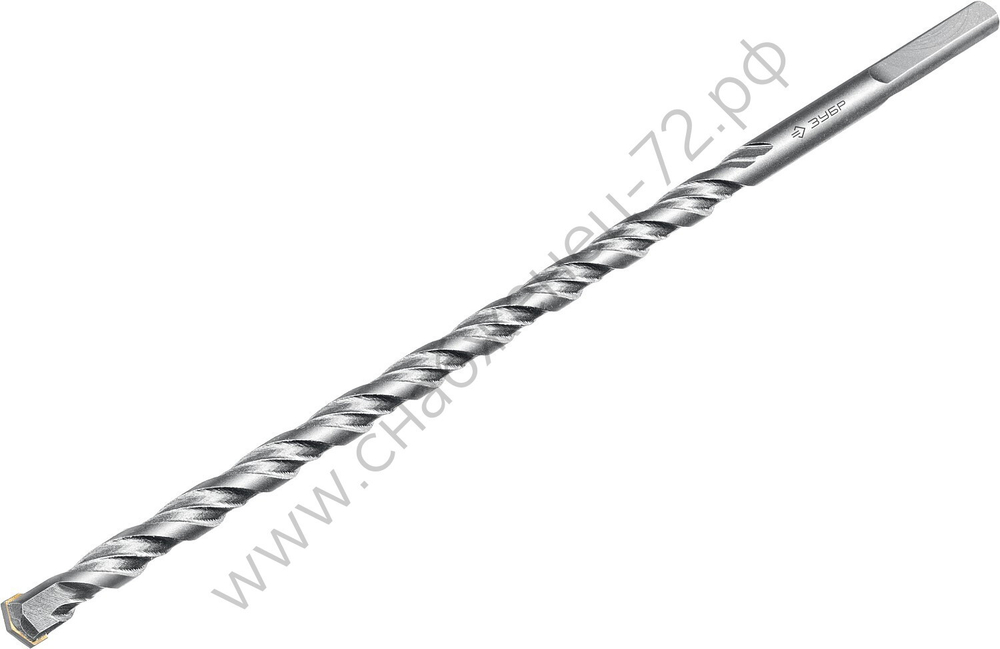 ЗУБР ПРОФЕССИОНАЛ 10 x 200 мм сверло по бетону усиленное, 3-х гранный хвостовик