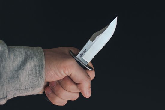 Нож Cold Steel 39LSAB Mini Leatherneck Clip Point