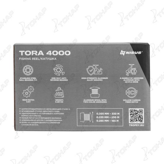 Катушка TORA 4000 (N-T-OC4000) Nisus