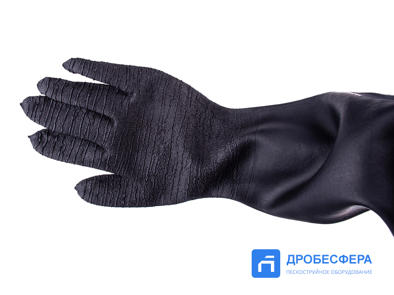 Перчатки камерные 800 мм текстурированные с подкладкой 800 textured