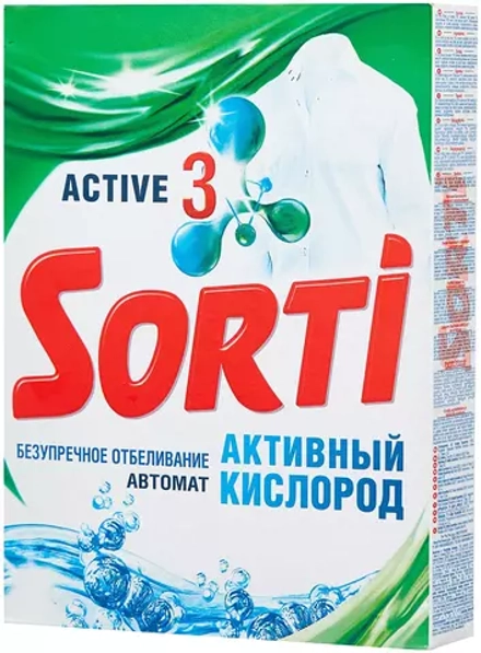 Стиральный порошок Sorti Активный кислород (автомат), 0.35 кг