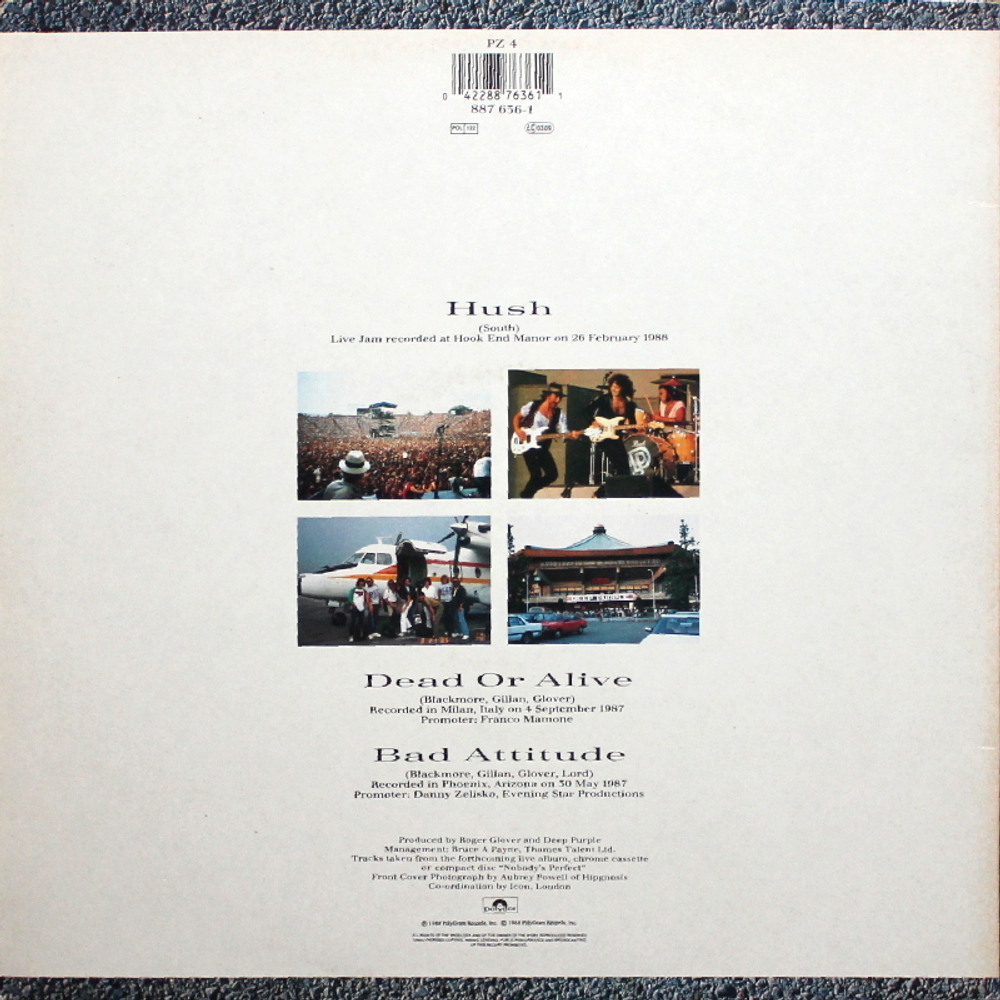 Deep Purple / Hush (12" Vinyl Single)