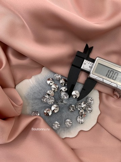 Круглые стразы пластик пуговицы/пришивные стразы