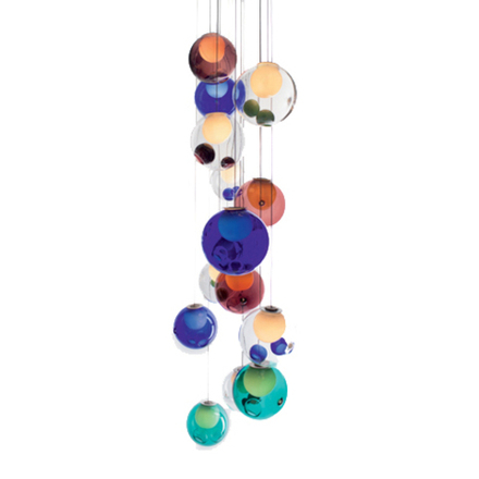 Pendant design lamp  28.16 by Bocci (Multicolored)