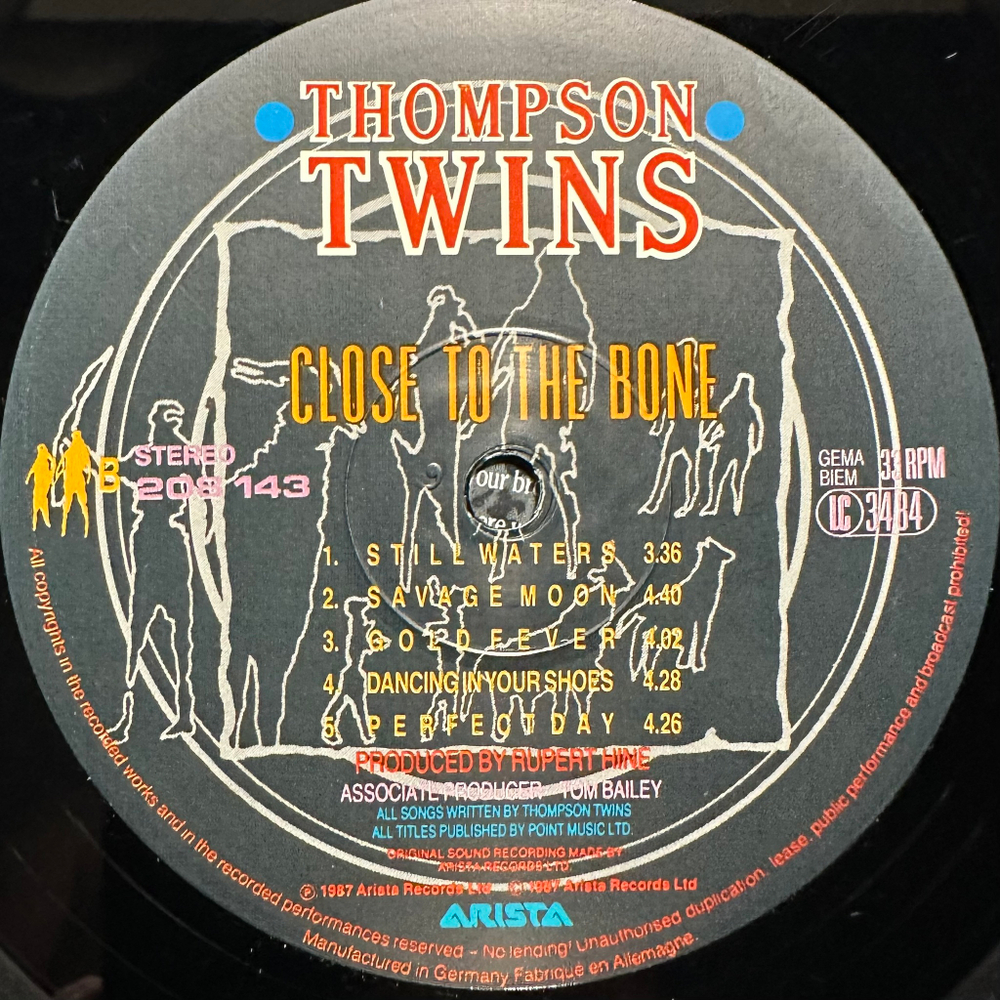 Thompson Twins - Close To The Bone (Европа 1987г.)