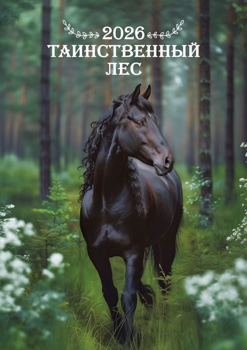 Календарь ригельный (РБ, в упаковке) Таинственный лес