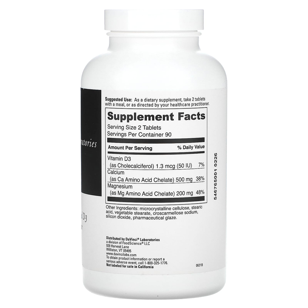 DaVinci Laboratories, Cal Mag, 180 таблеток
