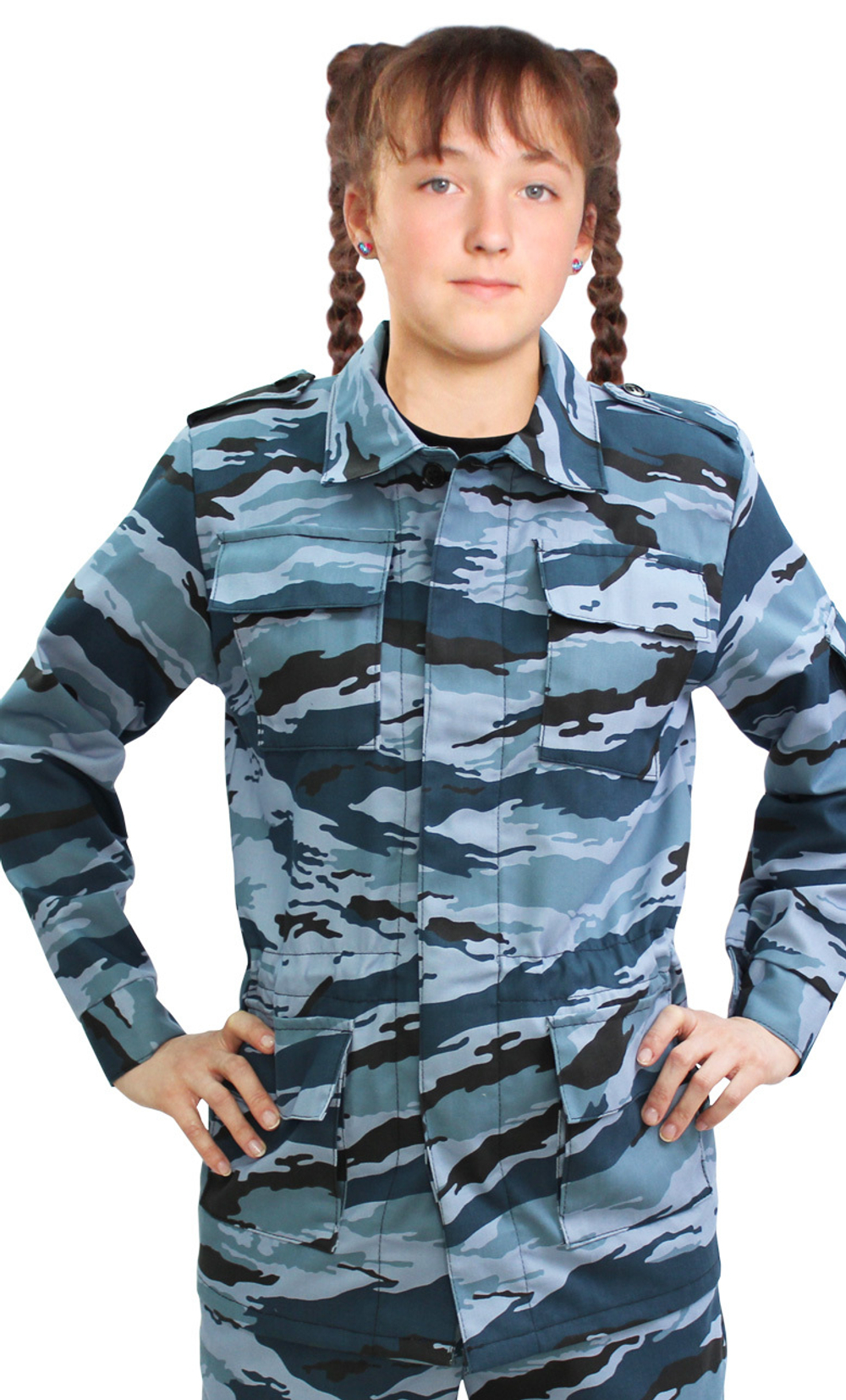 Костюм детский военно-полевой летний Серый камыш опт